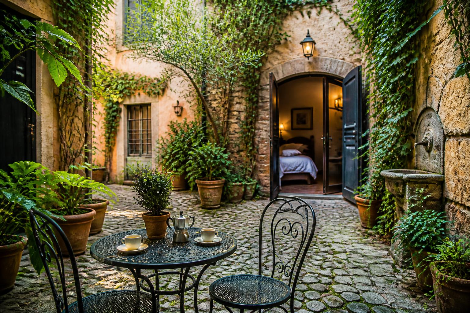 Cobblestone Courtyard Suite