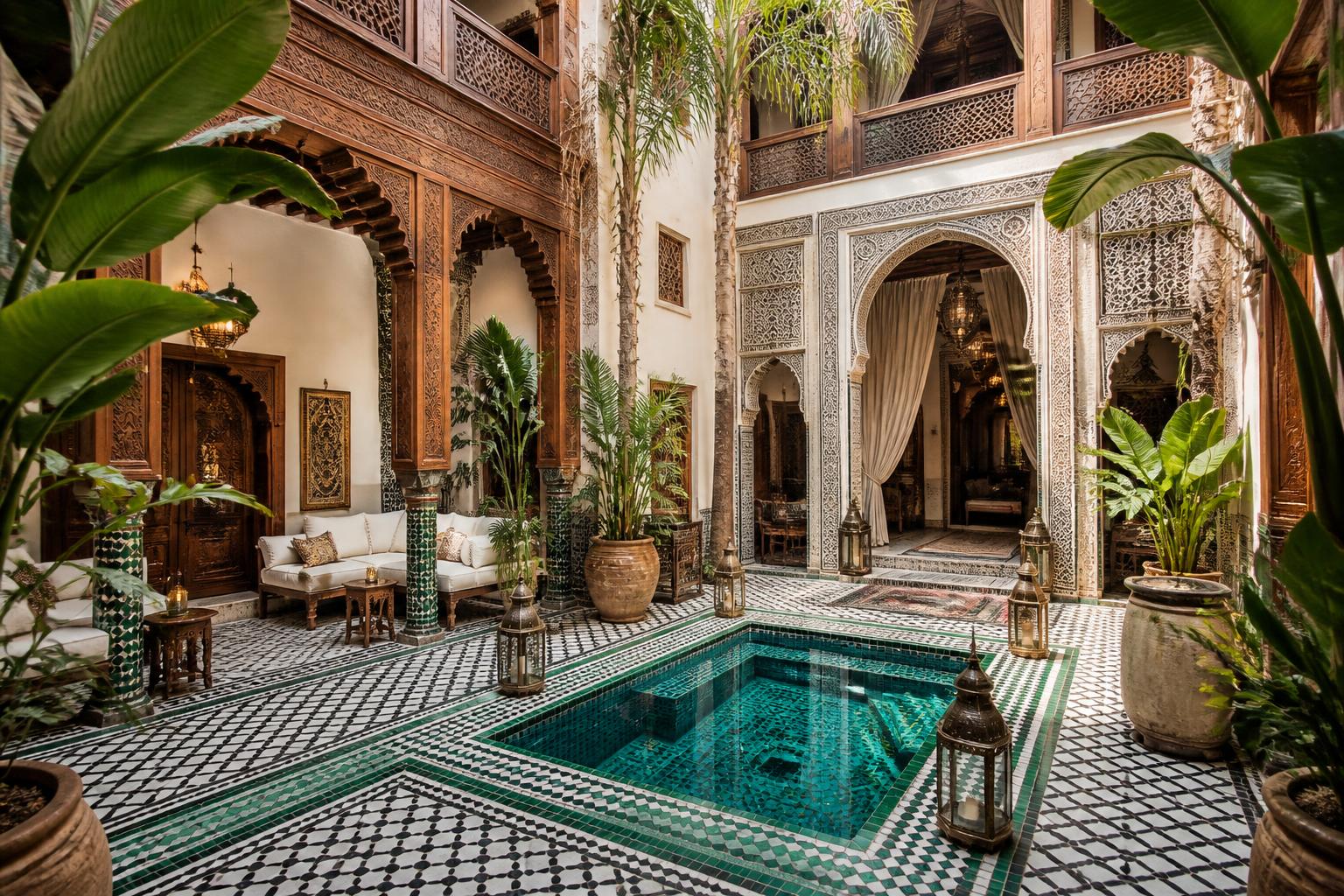 Riad Courtyard Escape
